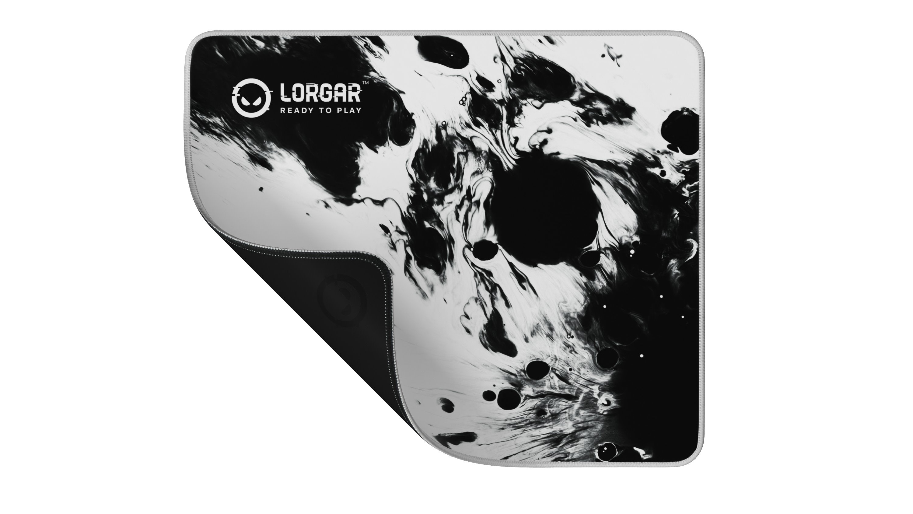 LORGAR podložka pod myš MPA14L s lemovaným prošitím, 300 x 360 x 3 mm