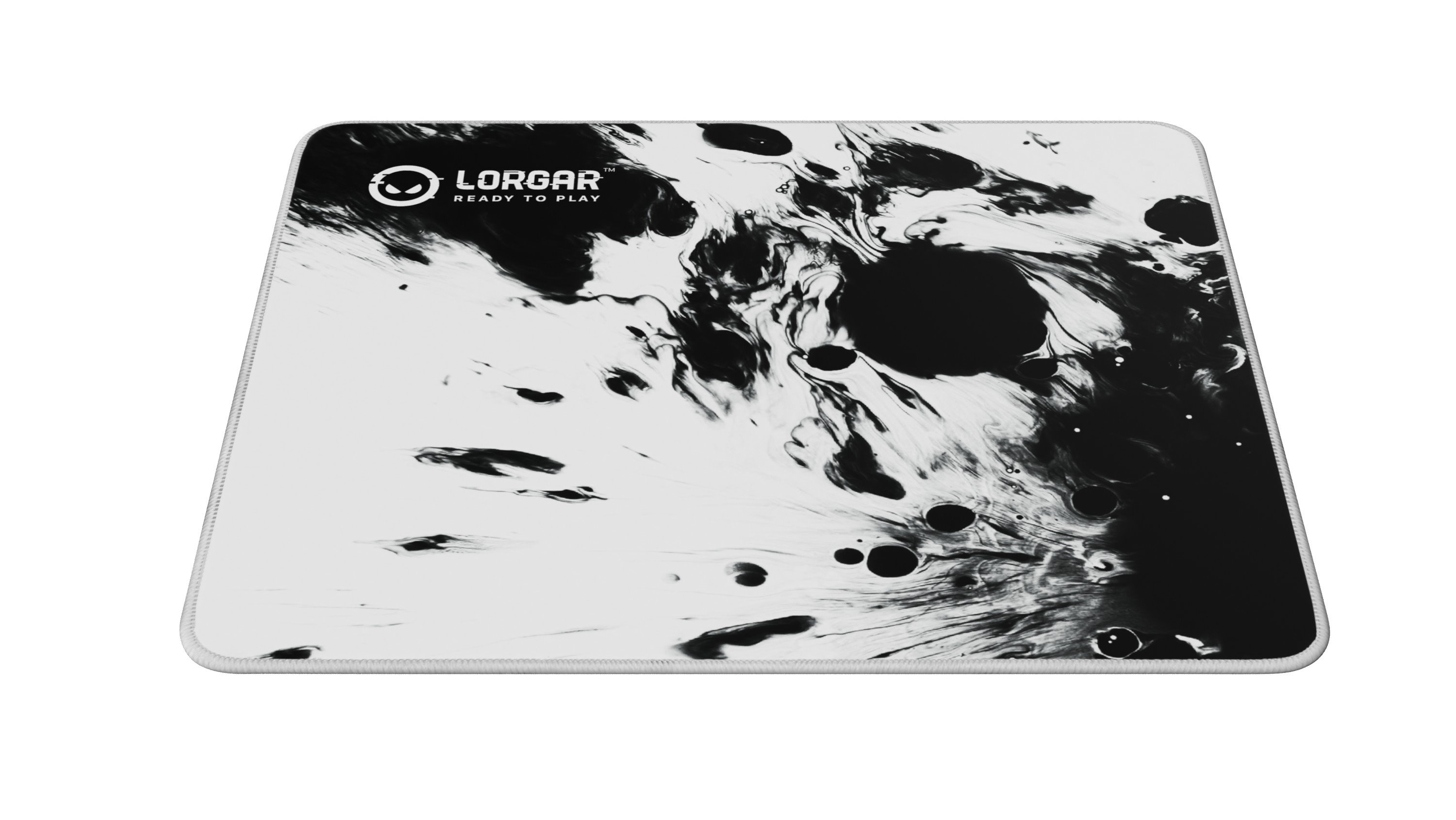 LORGAR podložka pod myš MPA14L s lemovaným prošitím, 300 x 360 x 3 mm