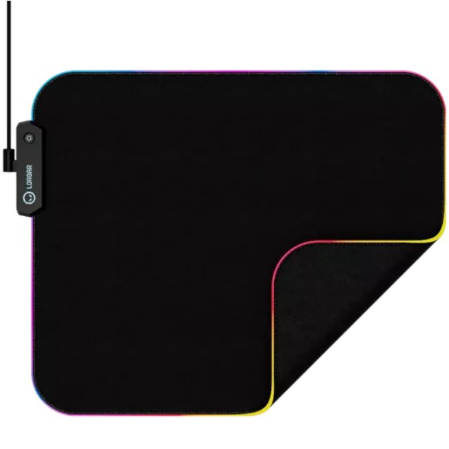 LORGAR podložka pod myš STELLER 913 (M), RGB, WP Gameware, 360 x 300 x 3mm