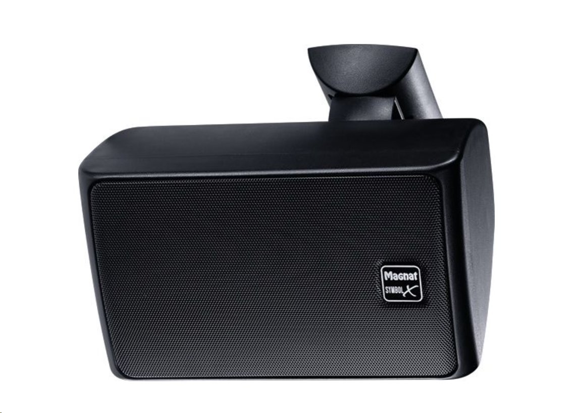 Magnat - Symbol X 160 Venkovní nástěnné reproduktory / 6.5” Woofer / černý / pár