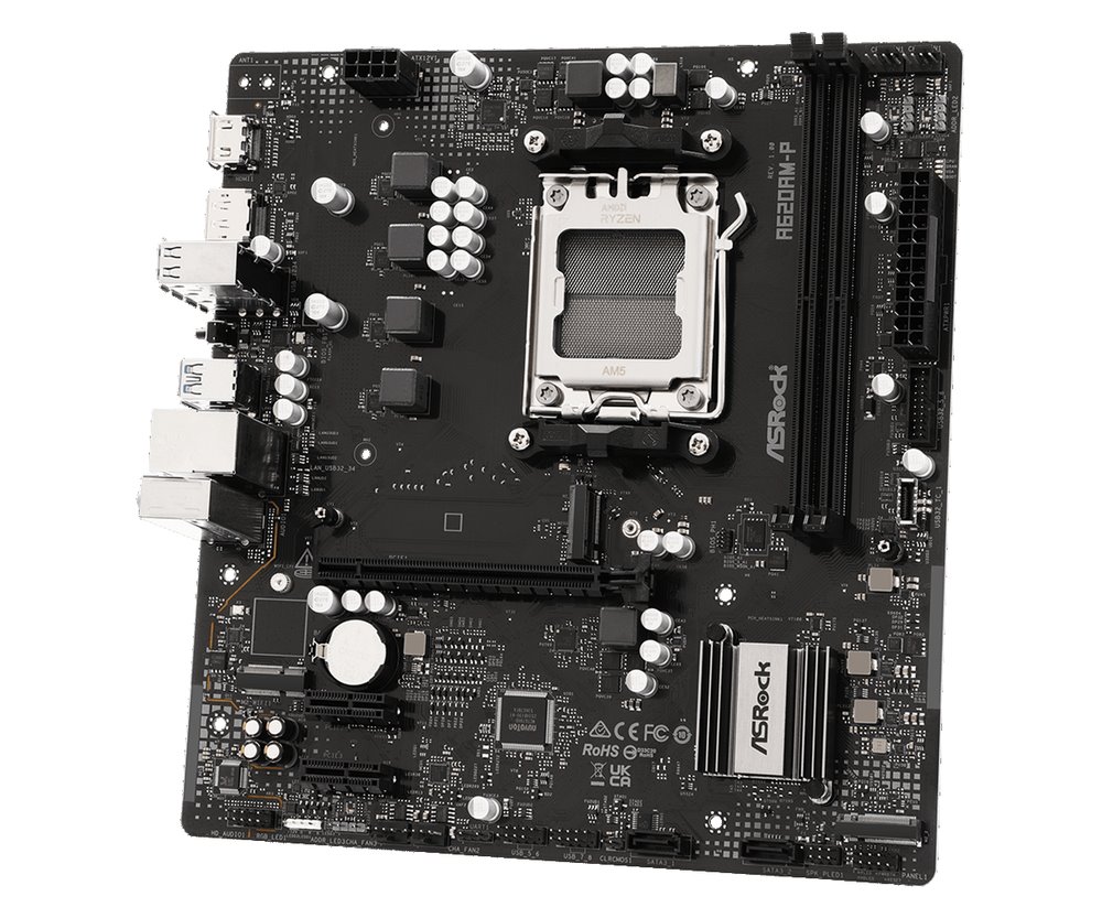 MB Asrock A620AM-P /AM5/2xDDR5/M.2/HDMI/DP/mATX