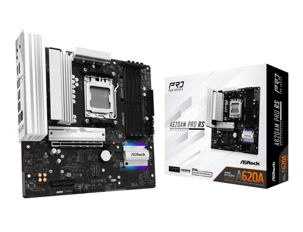 MB Asrock A620AM PRO RS /AM5/4xDDR5/M.2/HDMI/DP/mATX