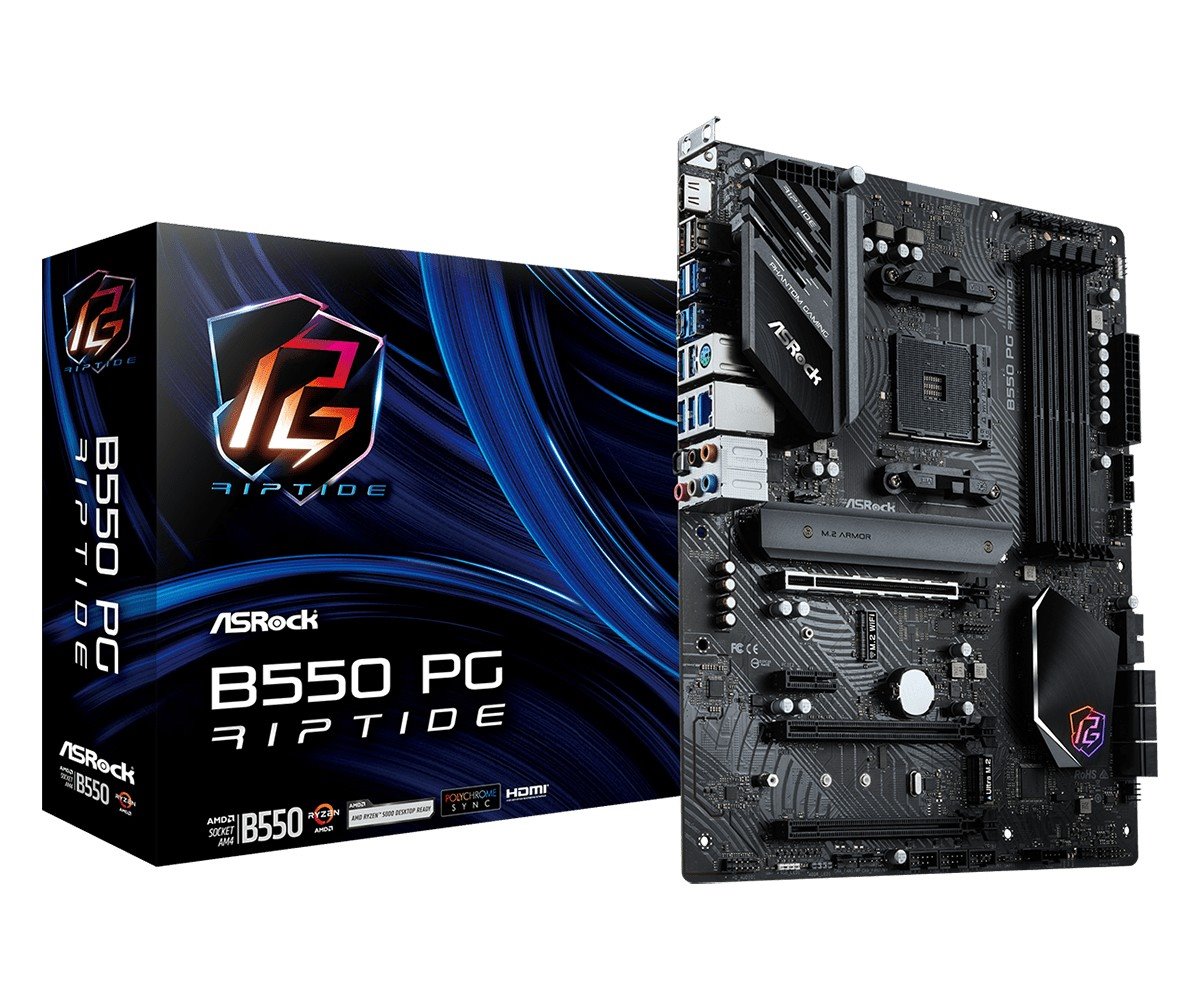 MB Asrock B550 PG RIPTIDE /AM4/4xDDR4/M.2/HDMI/ATX