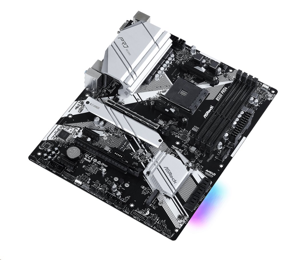 MB Asrock B550 PRO4 /AM4/4xDDR4/M.2/HDMI/D-sub/ATX