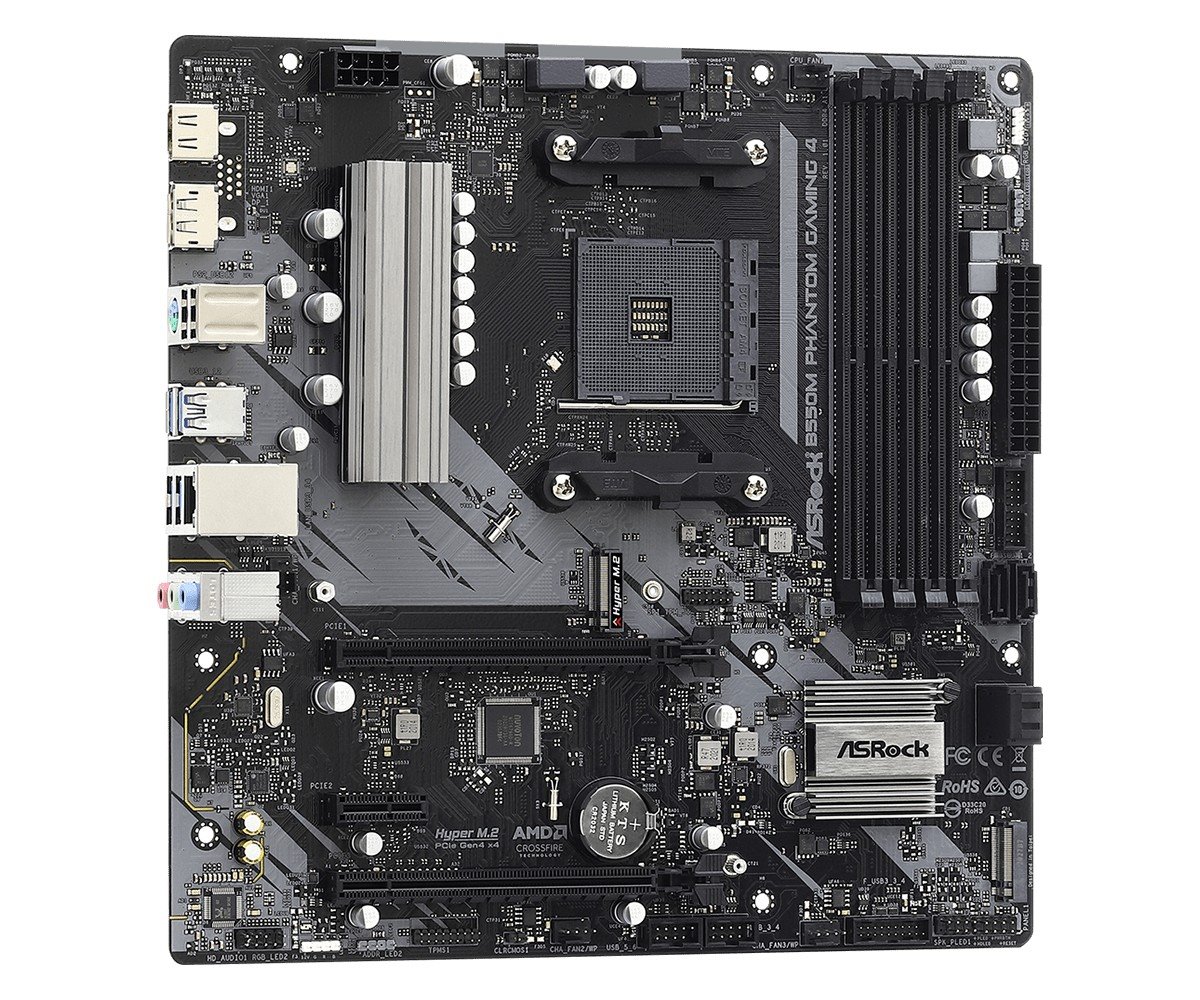 MB Asrock B550M PHANTOM GAMING 4 /AM4/4xDDR4/M.2/HDMI/DP/mATX