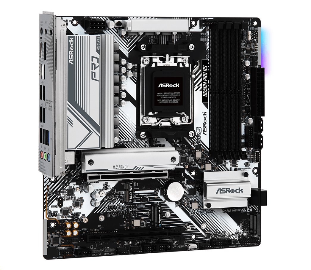 MB Asrock B650M PRO RS /AM5/4xDDR5/M.2/HDMI/DP/mATX