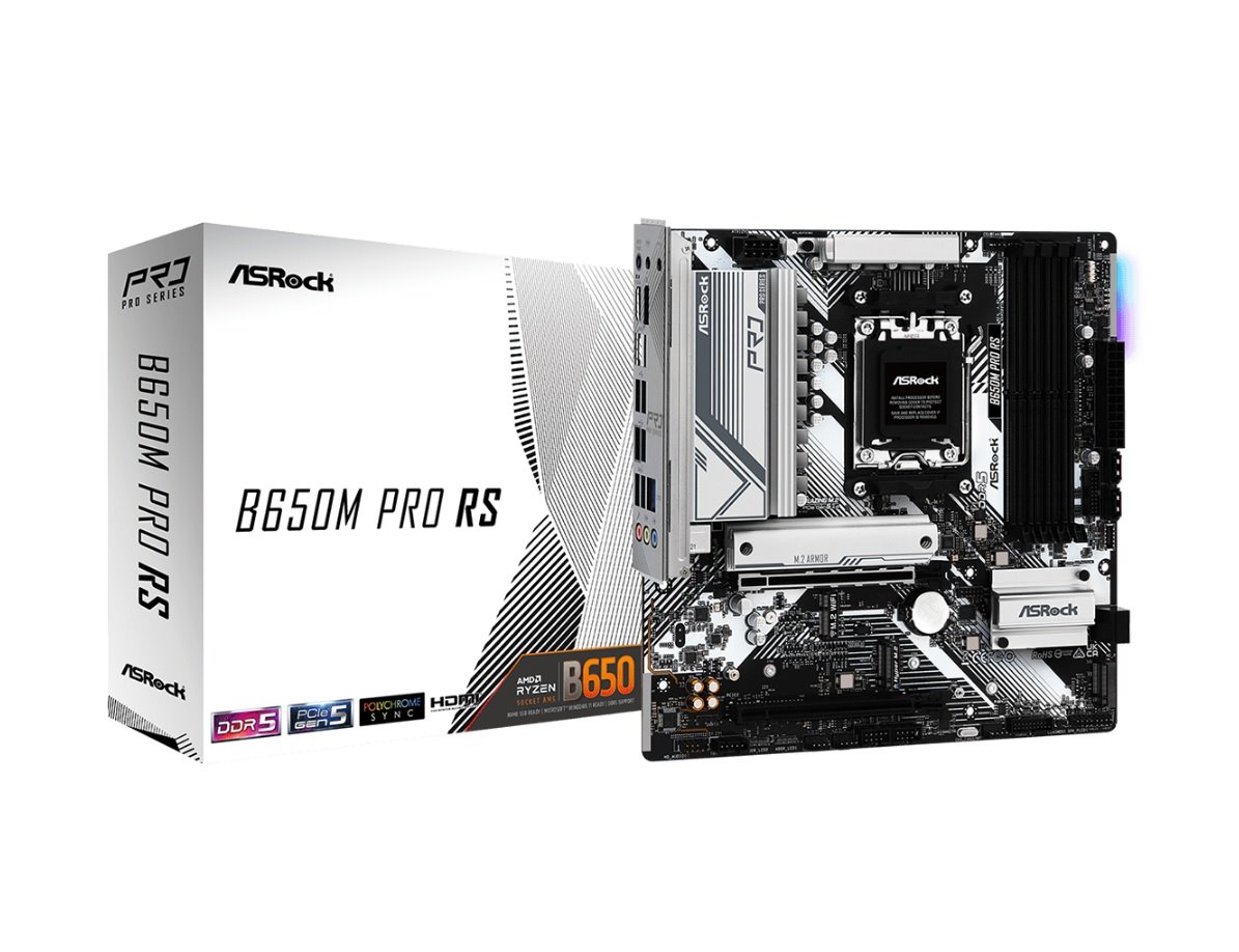 MB Asrock B650M PRO RS /AM5/4xDDR5/M.2/HDMI/DP/mATX