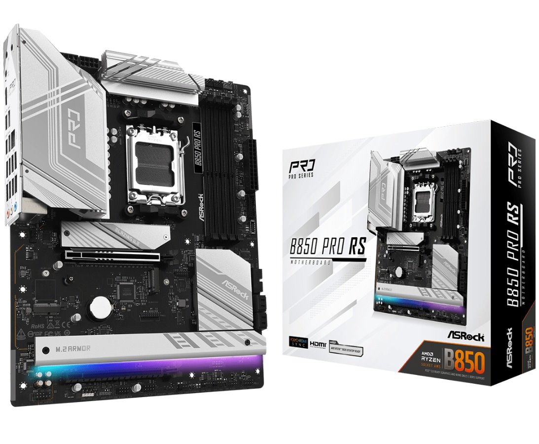 MB Asrock B850 PRO RS /AM5/4xDDR5/M.2/HDMI/USB-C/ATX