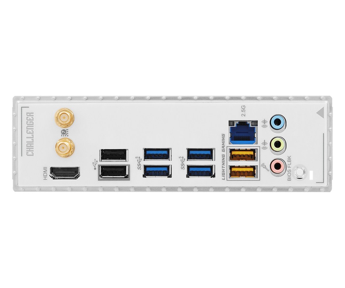 MB Asrock B850M Challenger WIFI White /AM5/4xDDR5/M.2/W7+BT5.4/HDMI/mATX, White