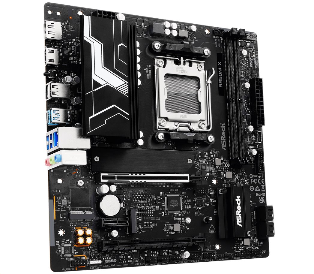 MB Asrock B850M-X R2.0 /AM5/2xDDR5/M.2/HDMI/DP/mATX