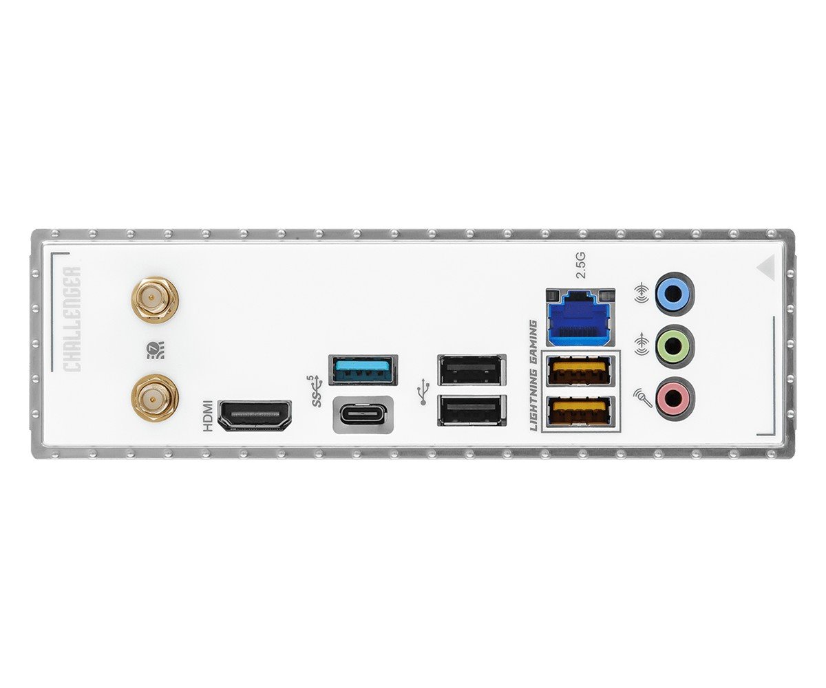 MB Asrock B860M Challenger WiFi White /LGA1851/4xDDR5/M.2/W7+BT5.4/HDMI/mATX/White