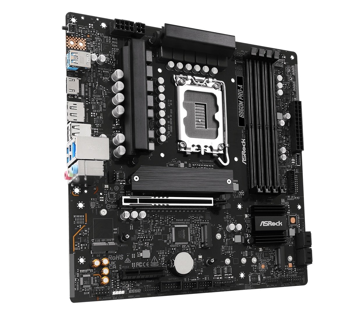 MB Asrock B860M PRO-A /LGA1851/4xDDR5/M.2/HDMI/DP/mATX