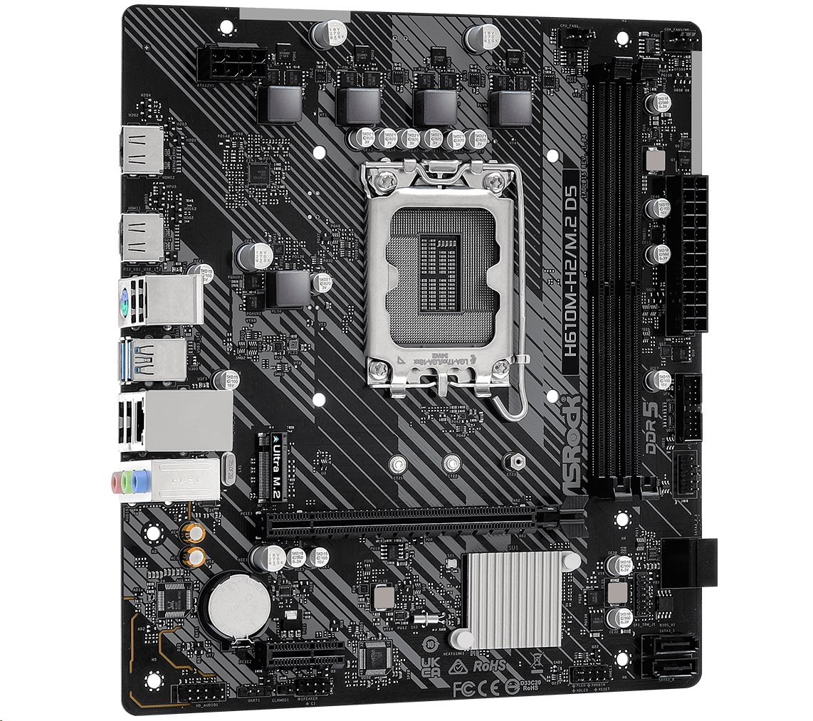 MB Asrock H610M-H2/M.2 D5 /LGA1700/2xDDR5/M.2/HDMI/mATX