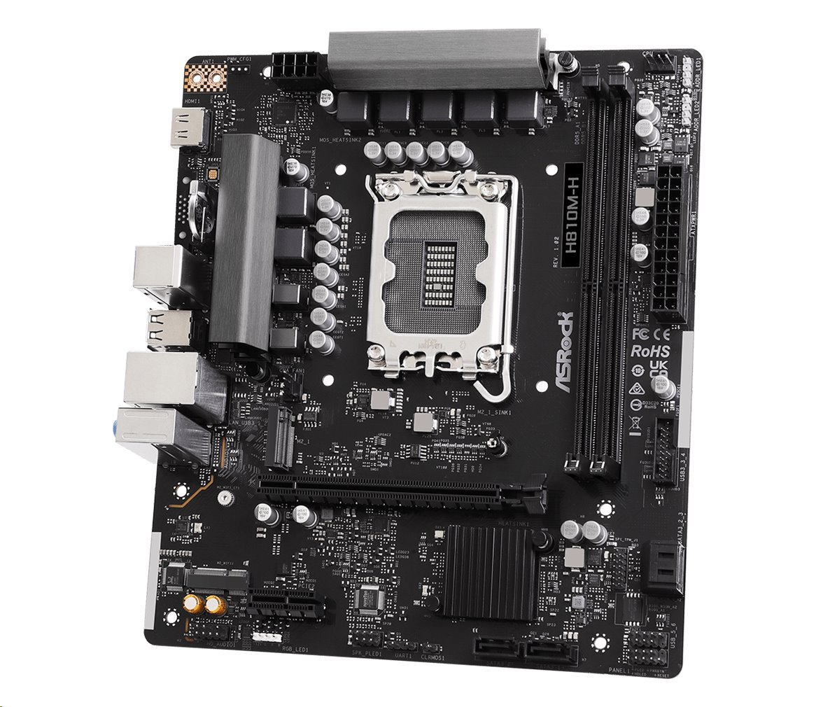 MB Asrock H810M-H /LGA1851/2xDDR5/M.2/HDMI/mATX