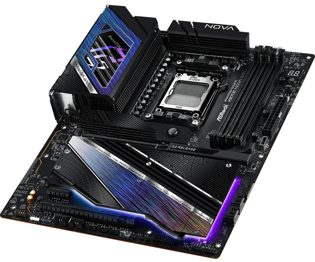 MB Asrock Phantom Gaming X870E Nova WIFI /AM5/4xDDR5/M.2/W7+BT5.4/HDMI/USB4/ATX
