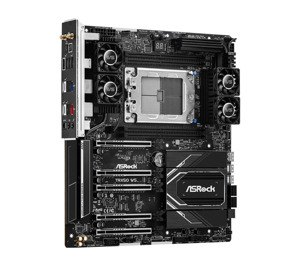 MB Asrock TRX50 WS /sTR5/4xDDR5/M.2/W6E+BT5.2/E-ATX