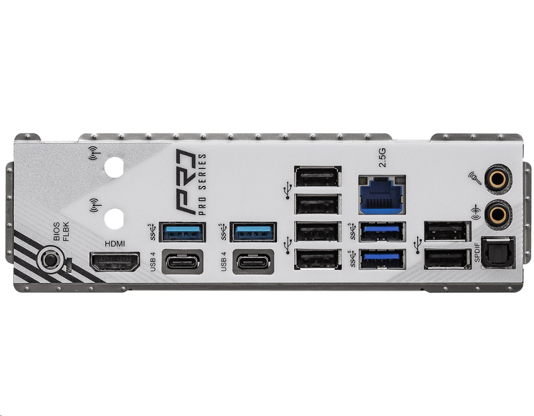 MB Asrock X870 Pro RS /AM5/4xDDR5/M.2/HDMI/USB4/ATX/White, neorginální krabice