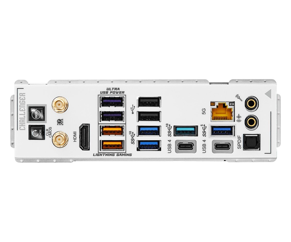 MB Asrock X870E Challenger WiFi White /AM5/4xDDR5/M.2/W7+BT5.4/HDMI/USB4/ATX/White