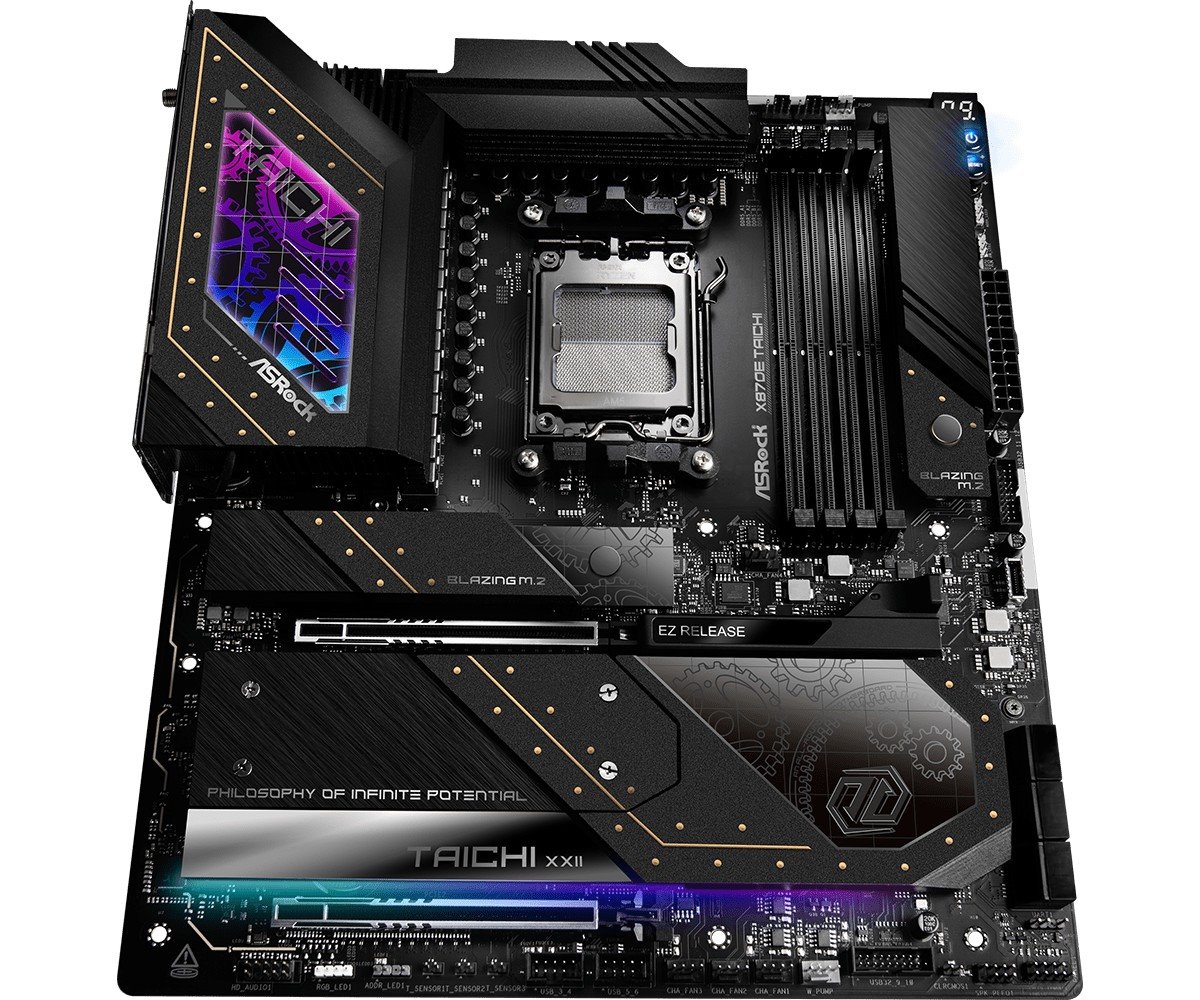 MB Asrock X870E TAICHI /AM5/4xDDR5/M.2/W7+BT5.4/HDMI/USB4/E-ATX