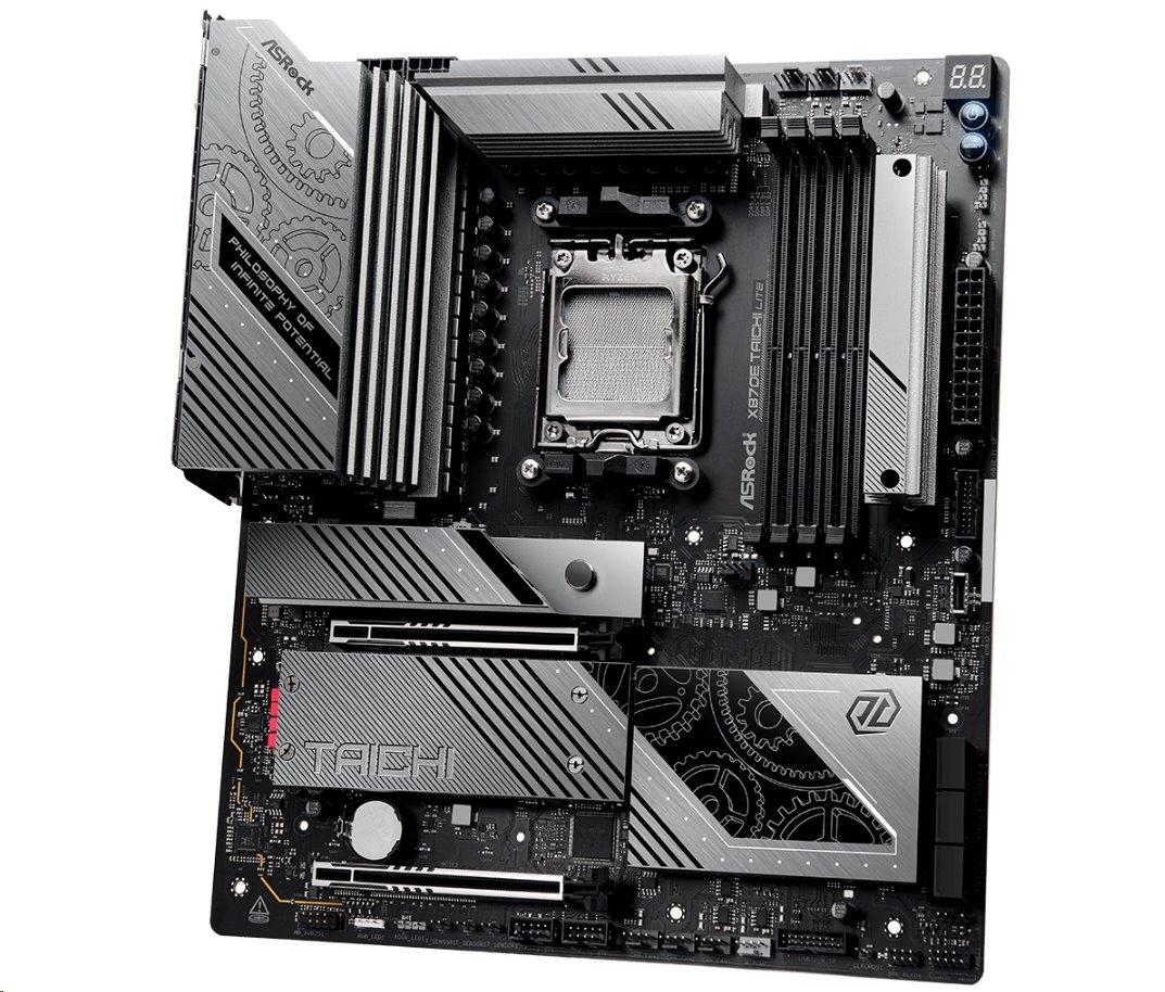 MB Asrock X870E TAICHI LITE /AM5/4xDDR5/M.2/W7+BT5.4/HDMI/USB4/E-ATX