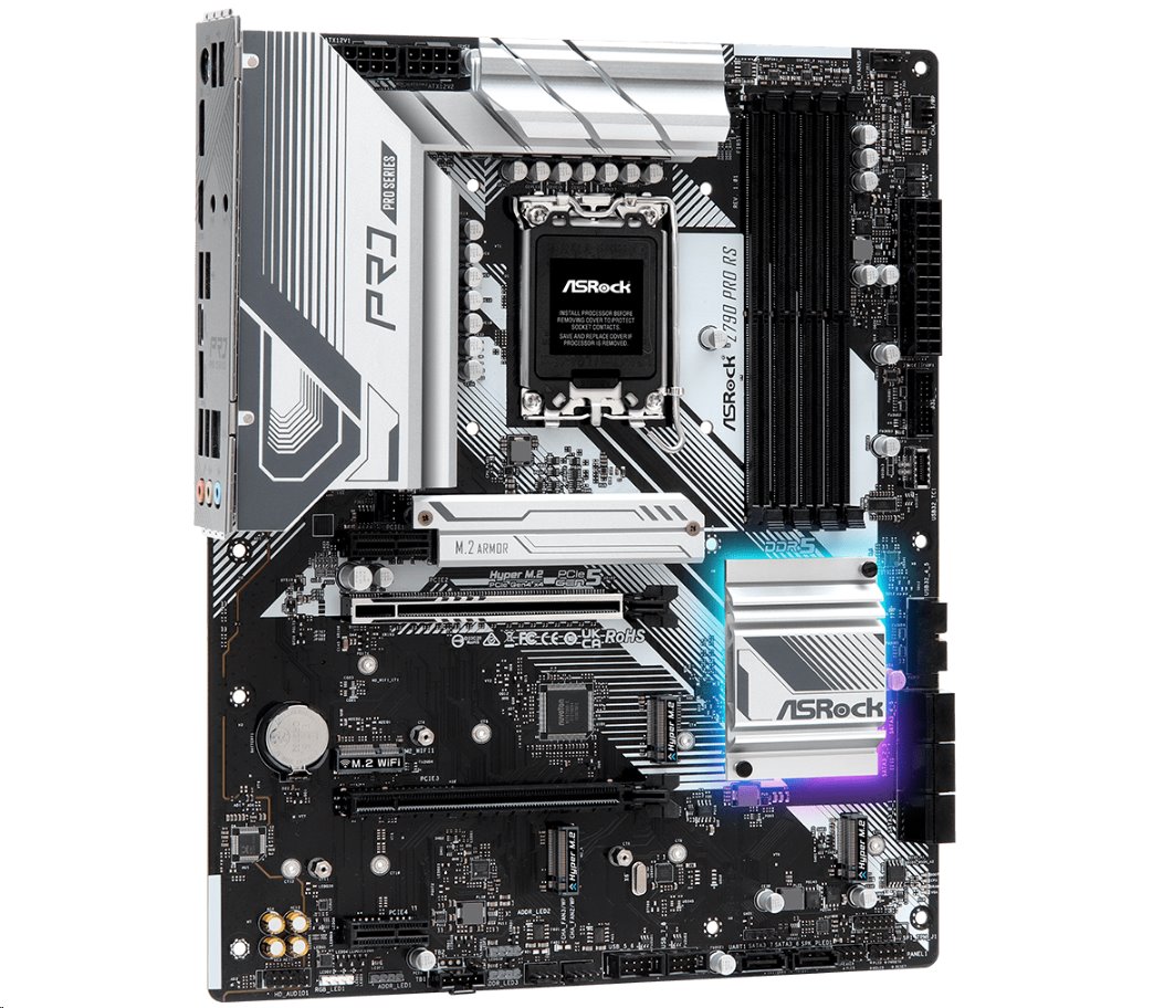 MB Asrock Z790 PRO RS /LGA1700/4xDDR5/M.2/HDMI/DP/eDP/ATX