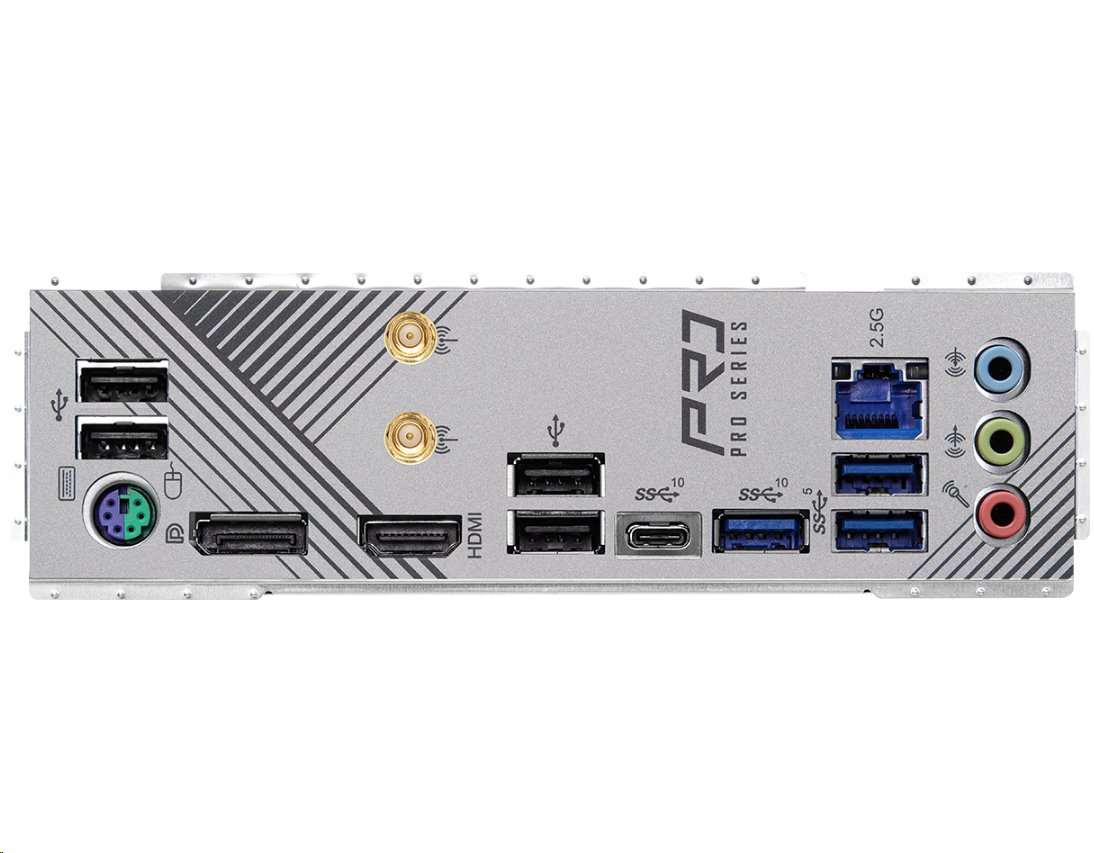 MB Asrock Z790 PRO RS WIFI /LGA1700/4xDDR5/M.2/W6E+BT5.3/HDMI/DP/eDP/ATX