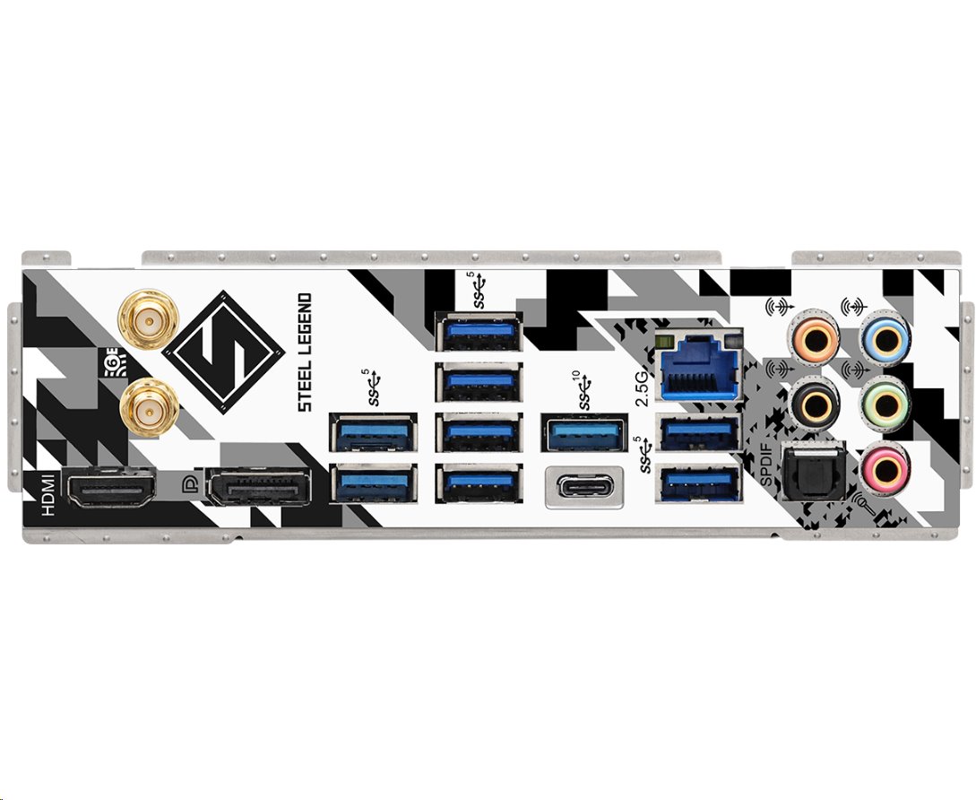 MB Asrock Z790 STEEL LEGEND WIFI /LGA1700/4xDDR5/M.2/W6E+BT5.3/HDMI/DP/ATX