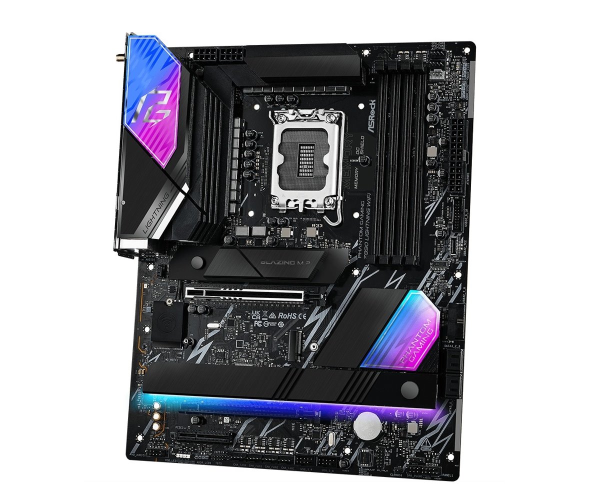 MB Asrock Z890 LIGHTNING WIFI /LGA1851/4xDDR5/M.2/W7+BT5.4/HDMI/TB4/ATX