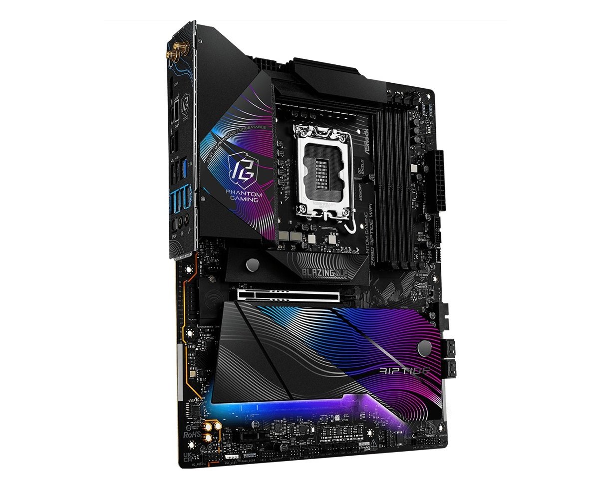 MB Asrock Z890 RIPTIDE WIFI /LGA1851/4xDDR5/M.2/W7+BT5.4/HDMI/TB4/ATX