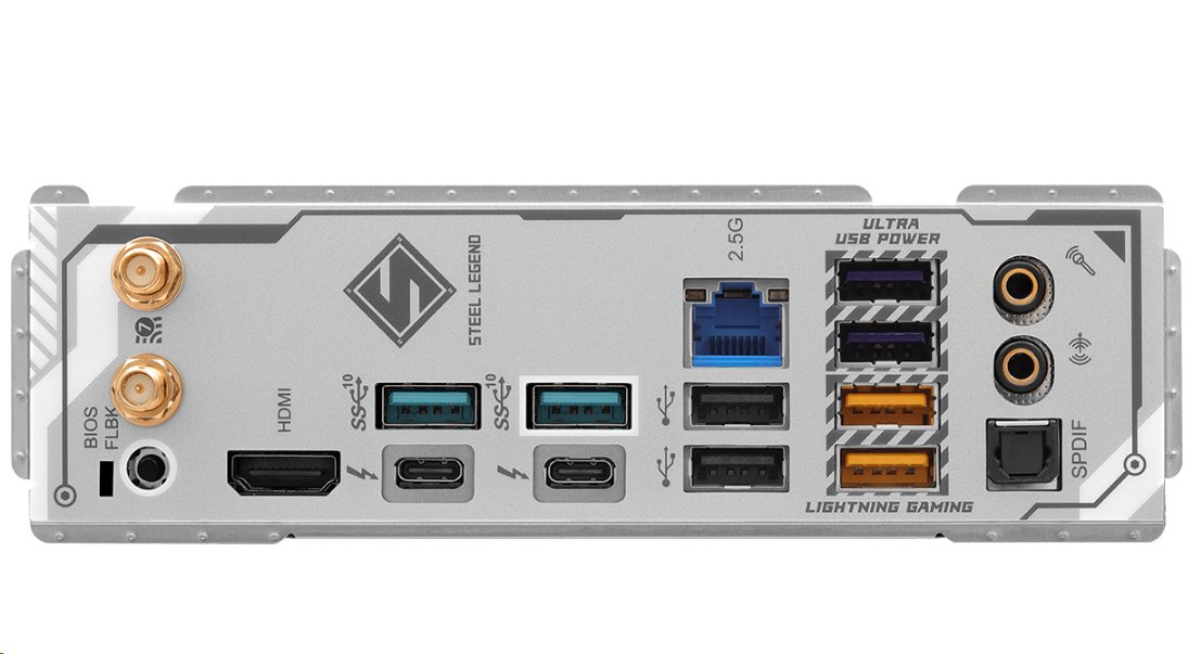 MB Asrock Z890 STEEL LEGEND WIFI /LGA1851/4xDDR5/M.2/W7+BT5.4/HDMI/TB4/ATX/White