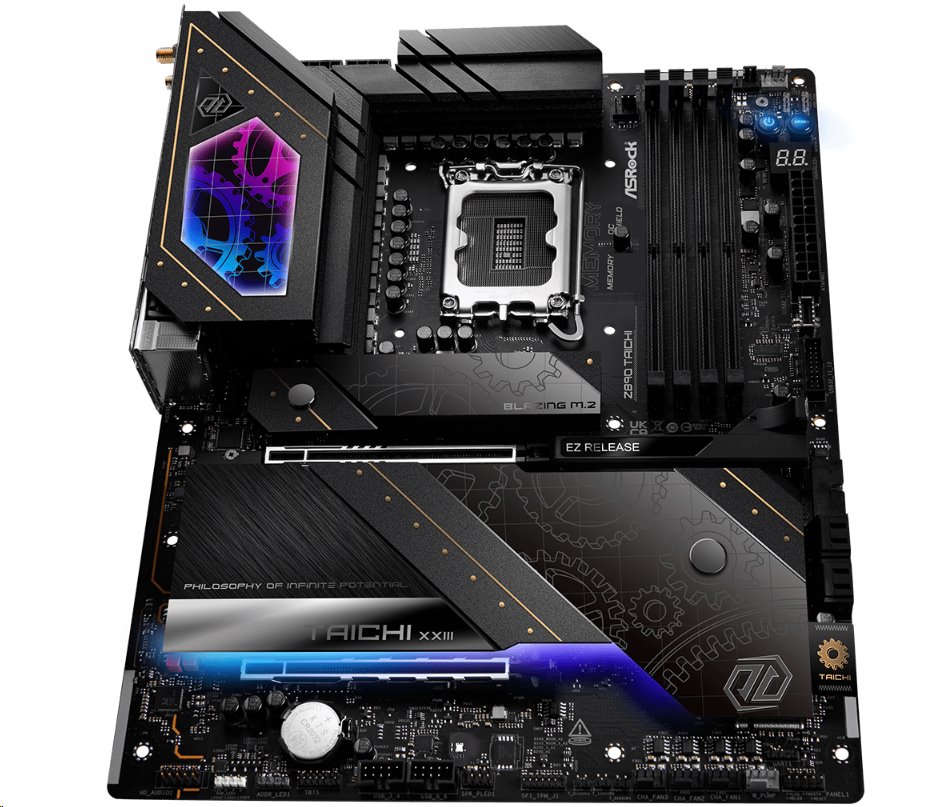 MB Asrock Z890 TAICHI /LGA1851/4xDDR5/M.2/W7+BT5.4/HDMI/TB4/ATX