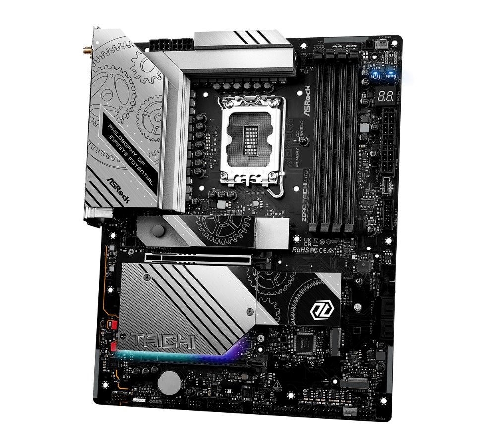 MB Asrock Z890 TAICHI LITE /LGA1851/4xDDR5/M.2/W7+BT5.4/HDMI/TB4/ATX