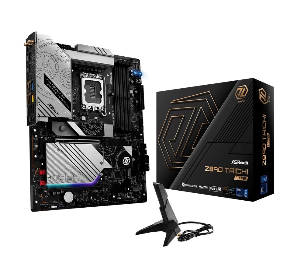 MB Asrock Z890 TAICHI LITE /LGA1851/4xDDR5/M.2/W7+BT5.4/HDMI/TB4/ATX