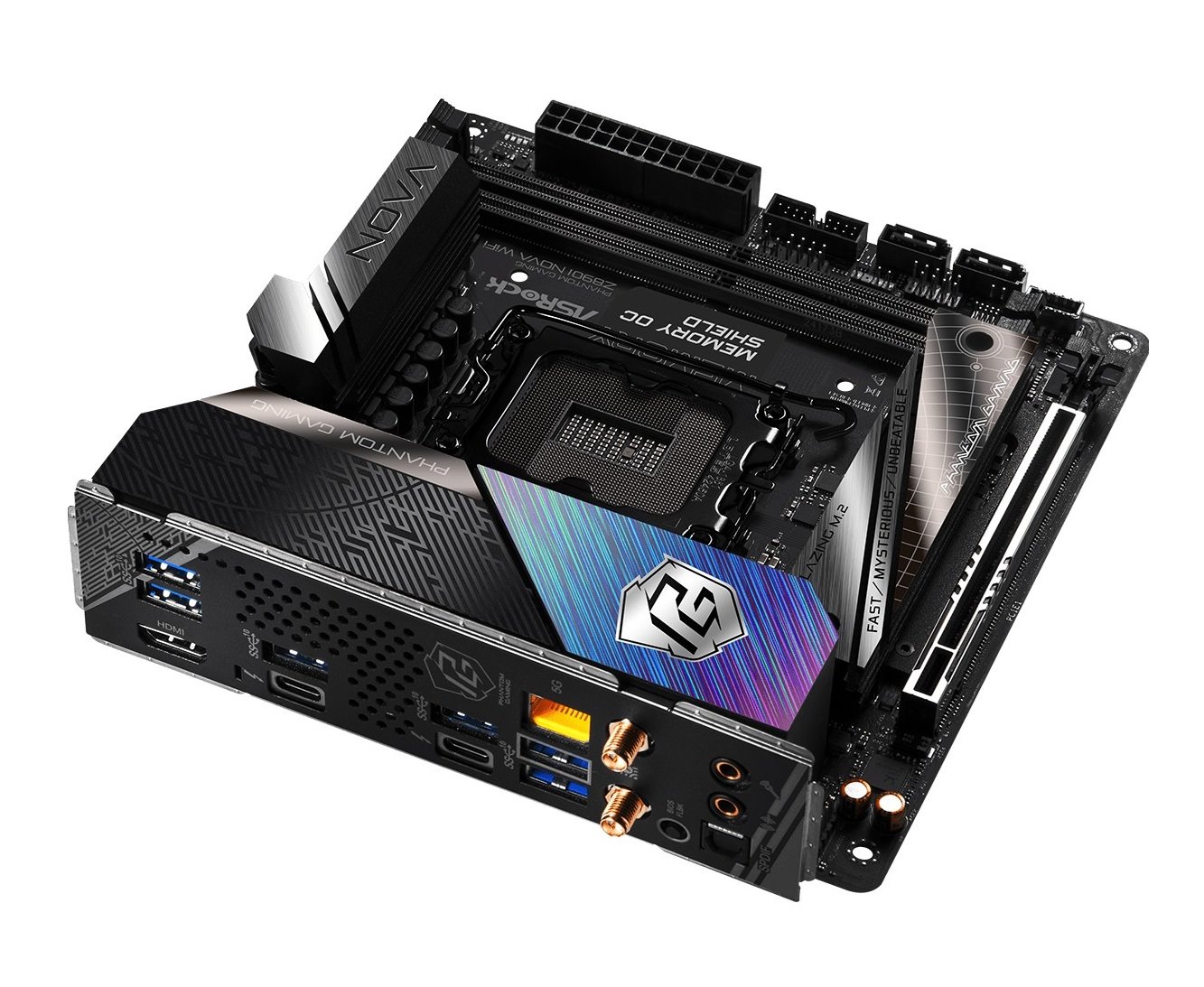 MB Asrock Z890I NOVA WIFI /LGA1851/2xDDR5/M.2/W7+BT5.4/HDMI/TB4/mITX