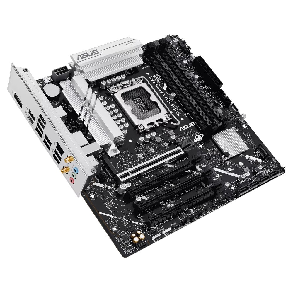MB ASUS B860M Max Gaming AX /LGA1851/4xDDR5/M.2/W6+BT5.4/DP/mATX