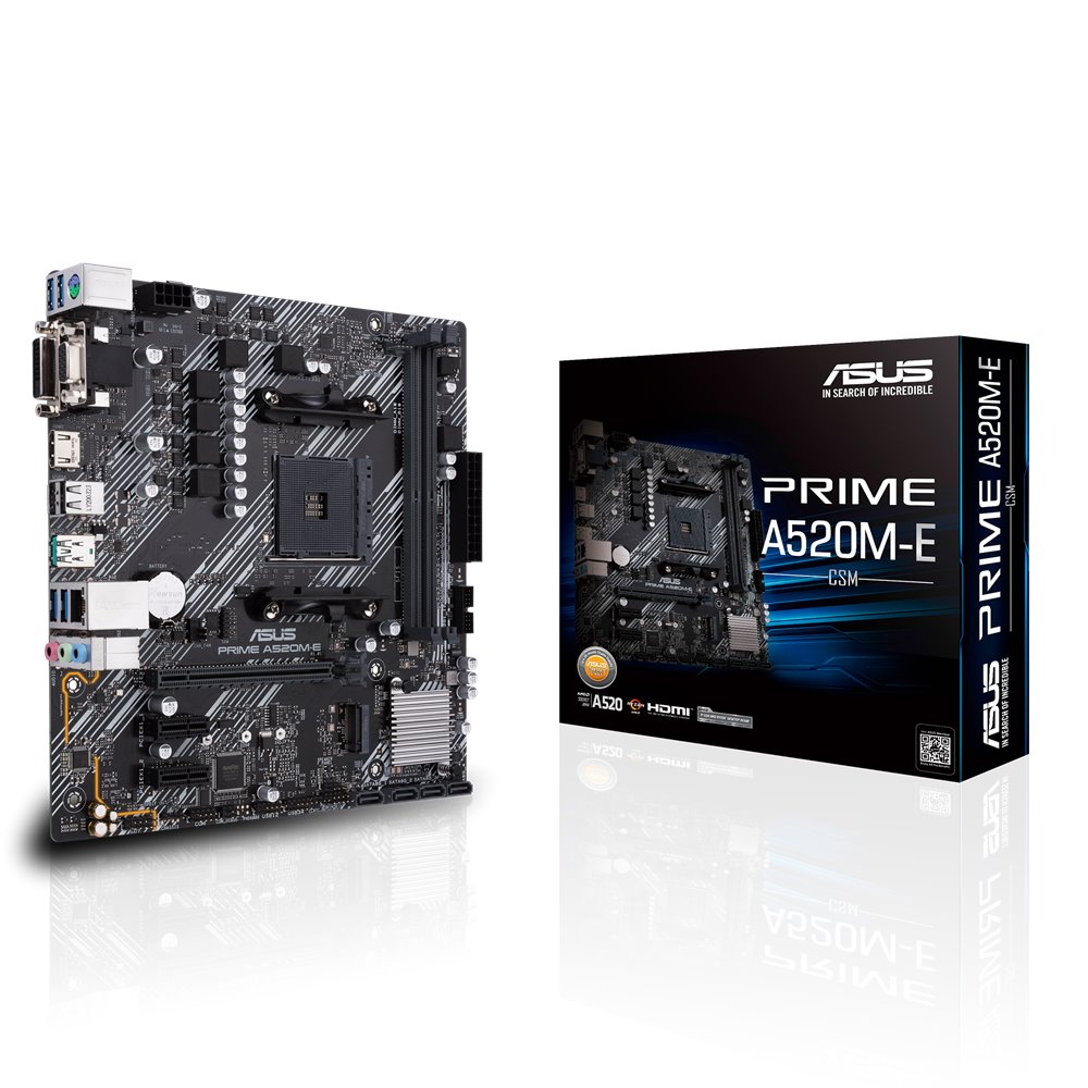 MB ASUS Prime A520M-E/CSM /AM4/2xDDR4/M.2/HDMI/DVI-D/D-sub/mATX