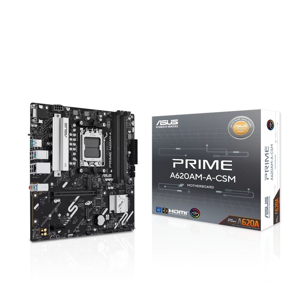 MB ASUS Prime A620AM-A-CSM /AM5/4xDDR5/M.2/HDMI/DP/D-sub/mATX