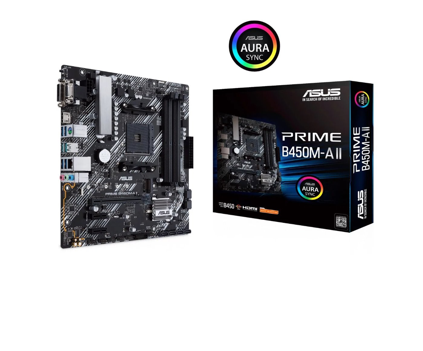 MB ASUS Prime B450M-A II /AM4/4xDDR4/M.2/HDMI/DVI/D-sub/mATX