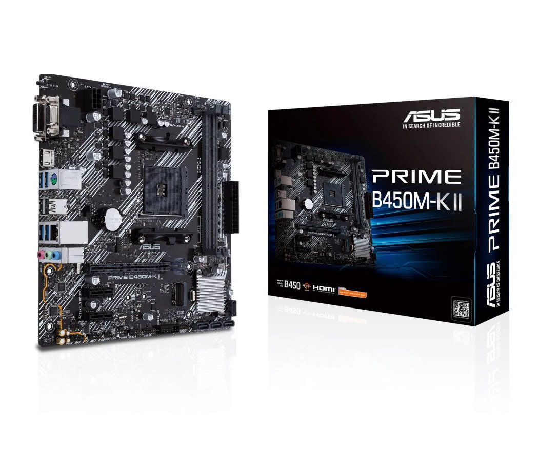 MB ASUS Prime B450M-K II /AM4/2xDDR4/M.2/HDMI/DVI/D-sub/mATX