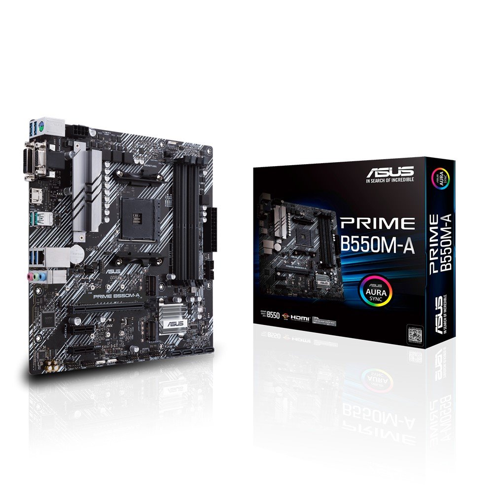 MB ASUS Prime B550M-A /AM4/4xDDR4/M.2/HDMI/DVI-D/D-sub/mATX