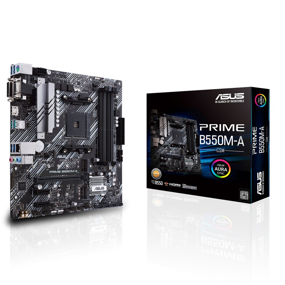 MB ASUS Prime B550M-A/CSM /AM4/4xDDR4/M.2/HDMI/DVI-D/D-sub/mATX