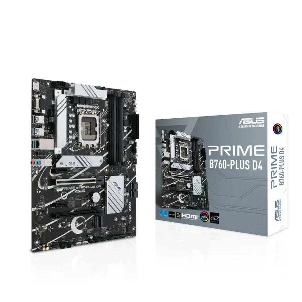 MB ASUS Prime B760-PLUS D4 /LGA1700/4xDDR4/M.2/HDMI/DP/D-sub/ATX