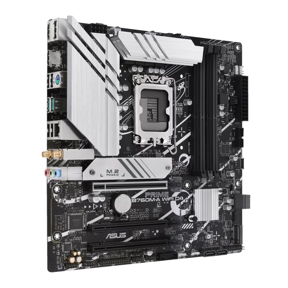 MB ASUS Prime B760M-A WIFI D4 /LGA1700/4xDDR4/M.2/W6+BT5.2/mATX