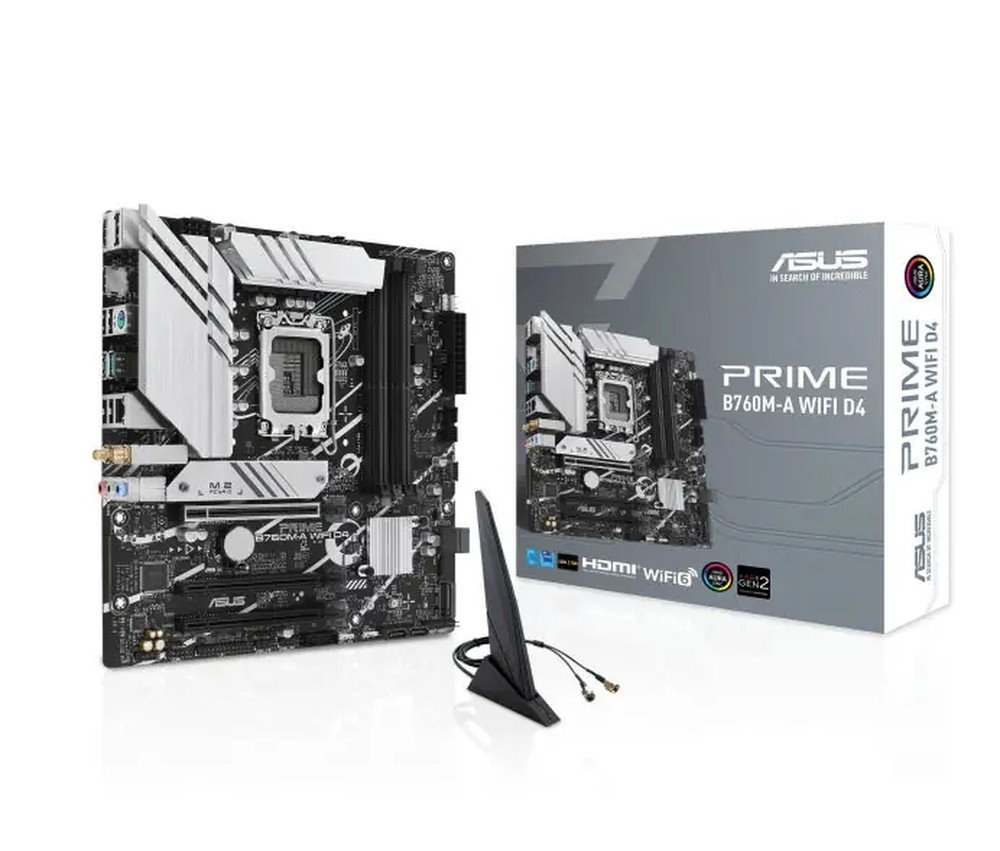 MB ASUS Prime B760M-A WIFI D4 /LGA1700/4xDDR4/M.2/W6+BT5.2/mATX