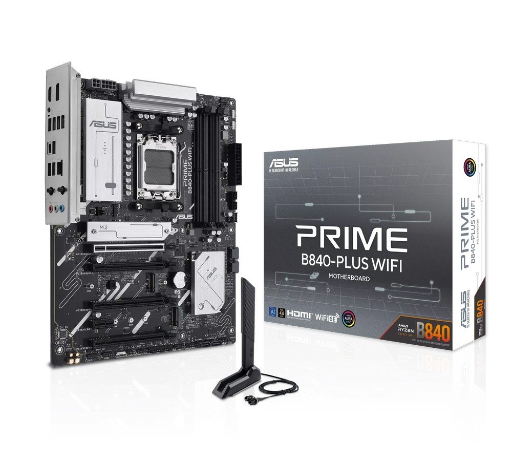 MB ASUS Prime B840-PLUS WIFI /AM5/4xDDR5/M.2/W6E+BT5.3/HDMI/DP/ATX