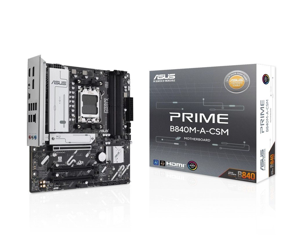 MB ASUS Prime B840M-A-CSM /AM5/4xDDR5/M.2/HDMI/DP/mATX