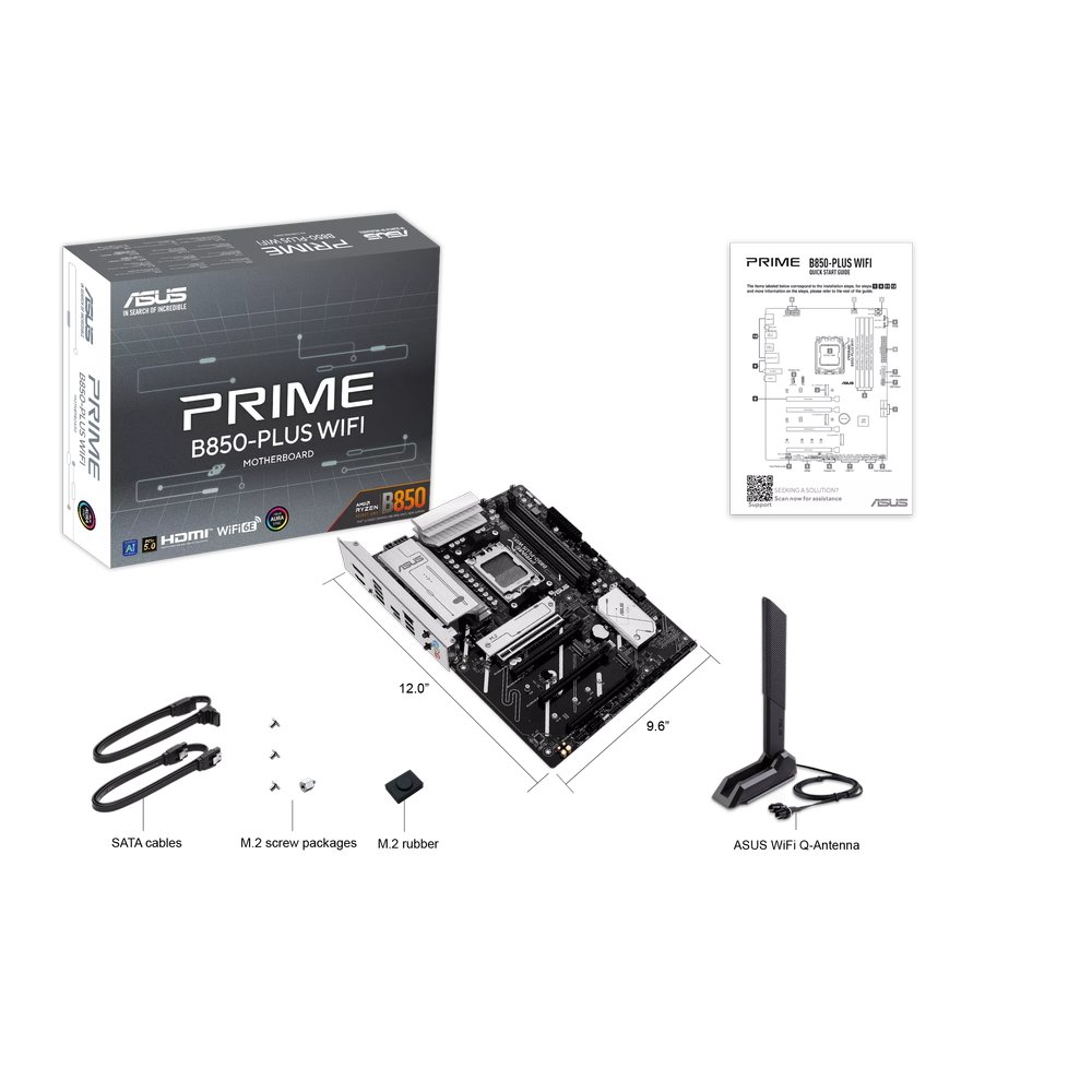 MB ASUS Prime B850-PLUS WIFI /AM5/4xDDR5/M.2/W6E+BT5.3/HDMI/DP/ATX