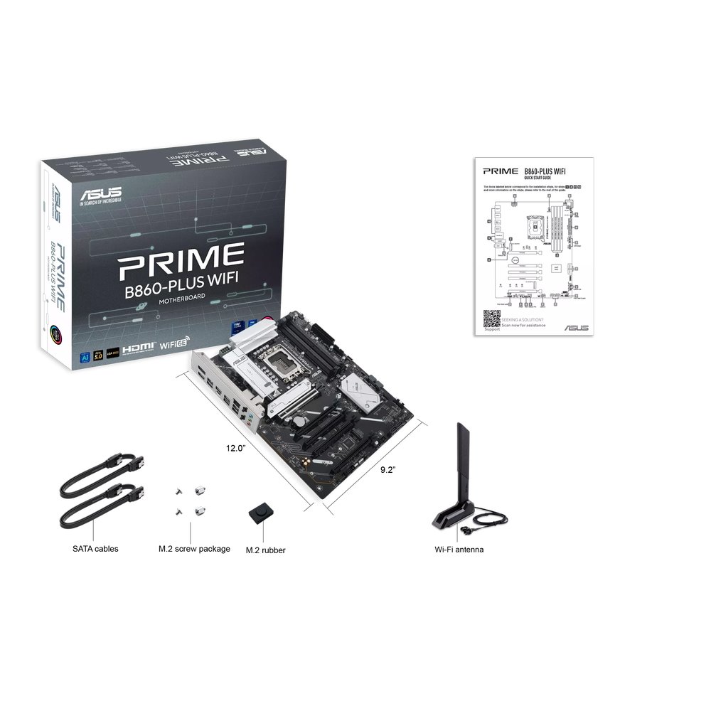 MB ASUS Prime B860-PLUS WIFI /LGA1851/4xDDR5/M.2/W6E+BT5.3/HDMI/DP/ATX