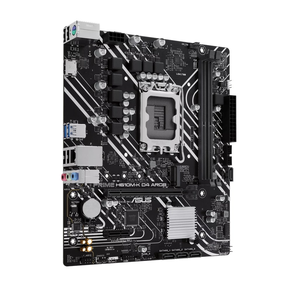 MB ASUS Prime H610M-K D4 ARGB /LGA1700/2xDDR4/M.2/HDMI/mATX