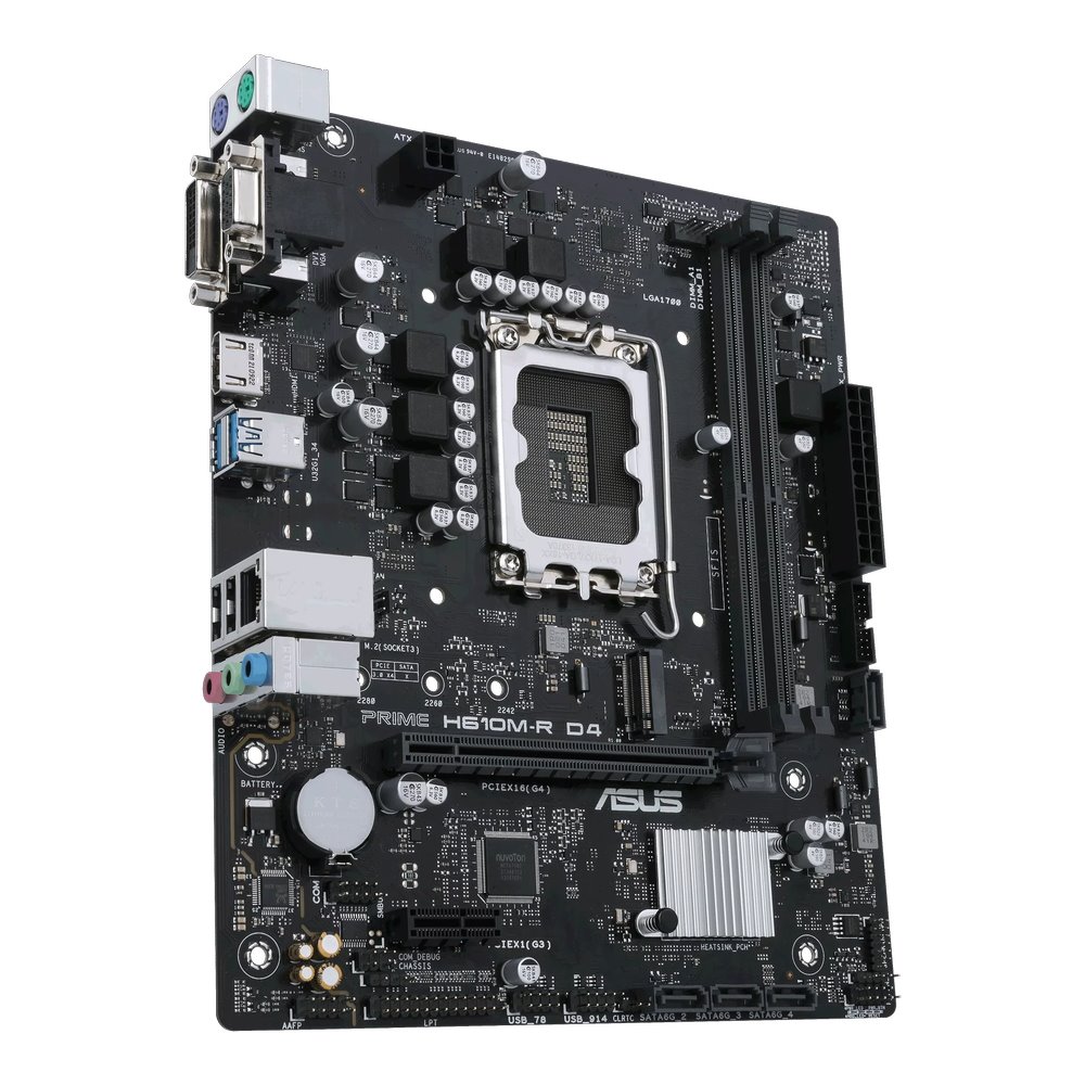 MB ASUS Prime H610M-R D4-SI /LGA1700/2xDDR4/M.2/HDMI/DVI-D/D-sub/mATX